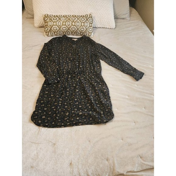 Banana Republic Animal Print Long Sleeve with Pockets Size 12 - Picture 4 of 10